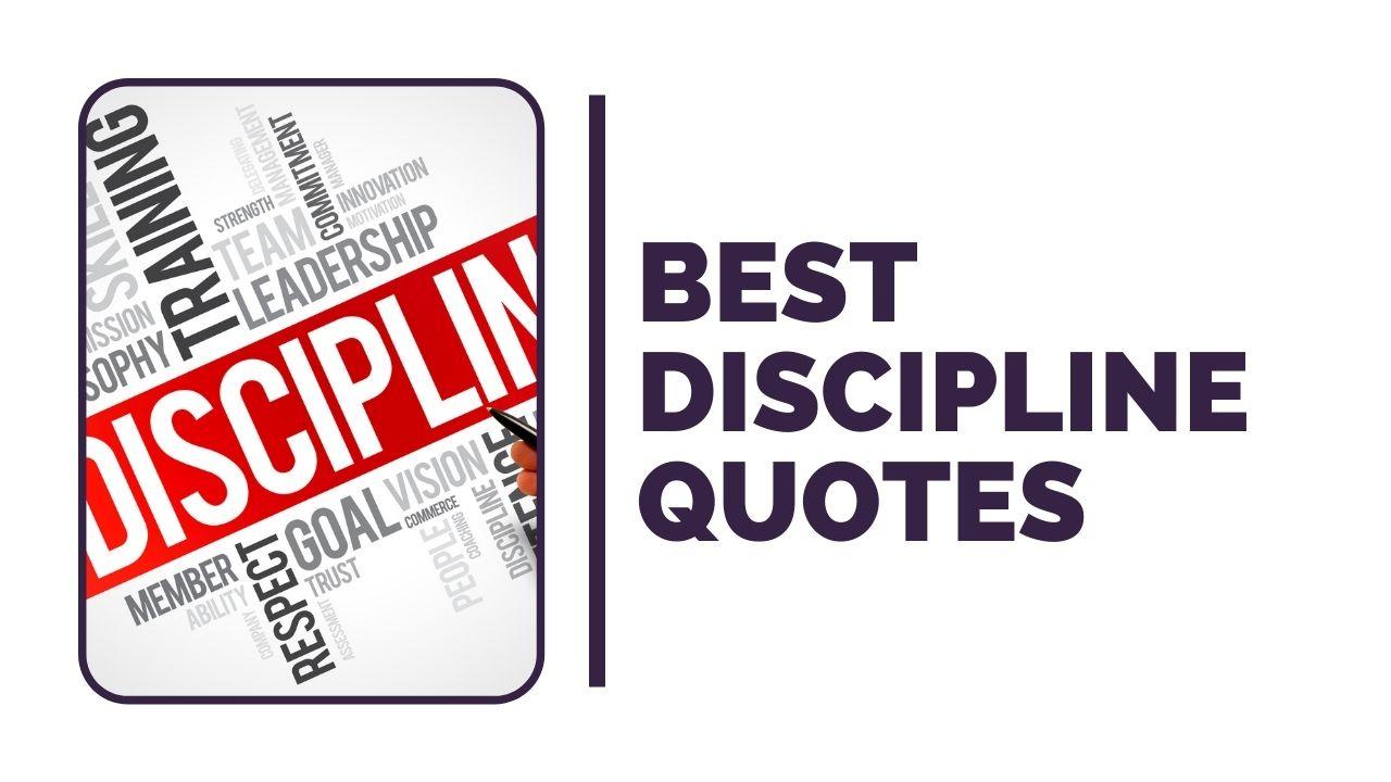 Best Discipline Quotes