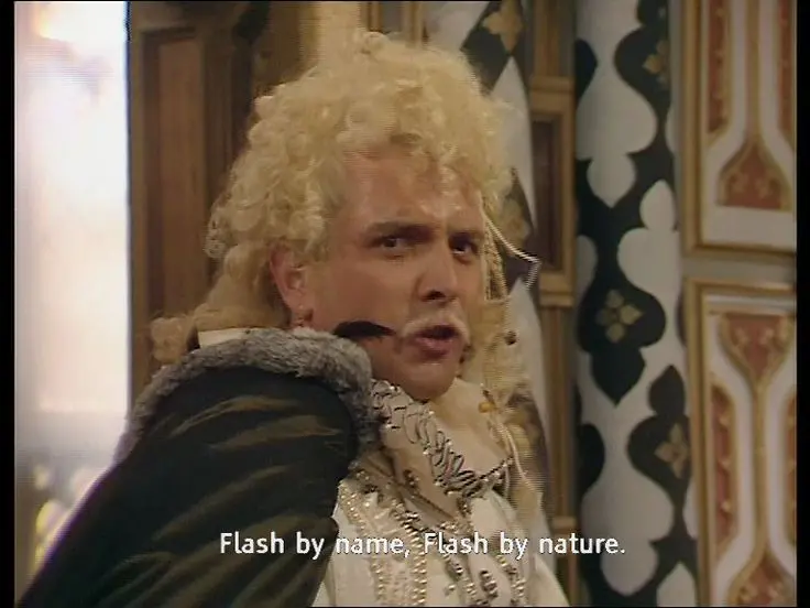 Riky Mayall Lord Flashheart - Flash by name, Flash by nature!